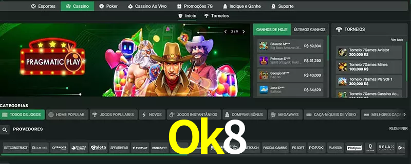 cassino Ok8